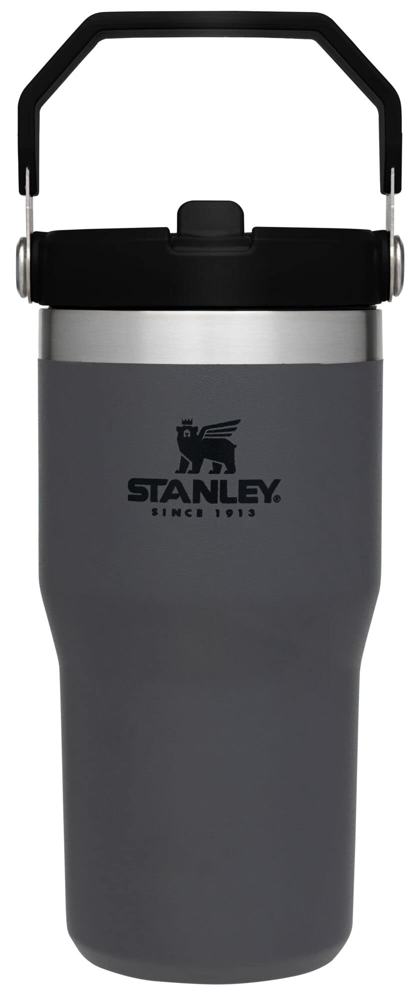 Stanley IceFlow Stainless Steel Tumbler with Straw - Vacuum Insulated Water Bottle for Home, Office or Car Reusable Cup with Straw Leak Resistant Flip Cold for 12 Hrs or Iced for 2 Days (Rose Quartz)
