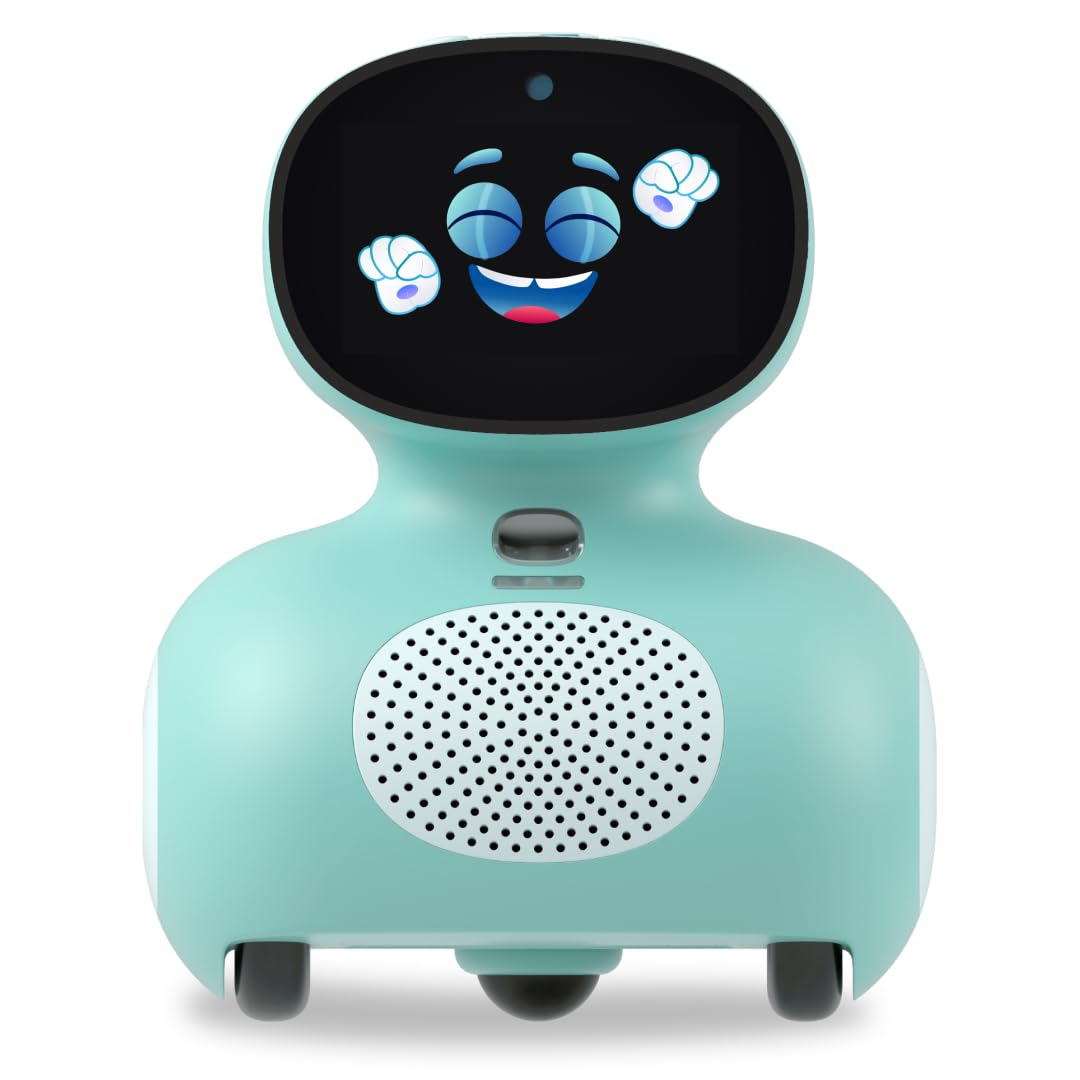 Miko Mini AI Robot | 2 Years Free Max | STEAM Learning for Kids 5+ | Blue | Toy robot for kids