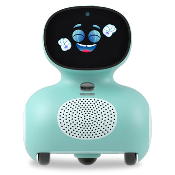 Miko Mini AI Robot | 2 Years Free Max | STEAM Learning for Kids 5+ | Blue | Toy robot for kids
