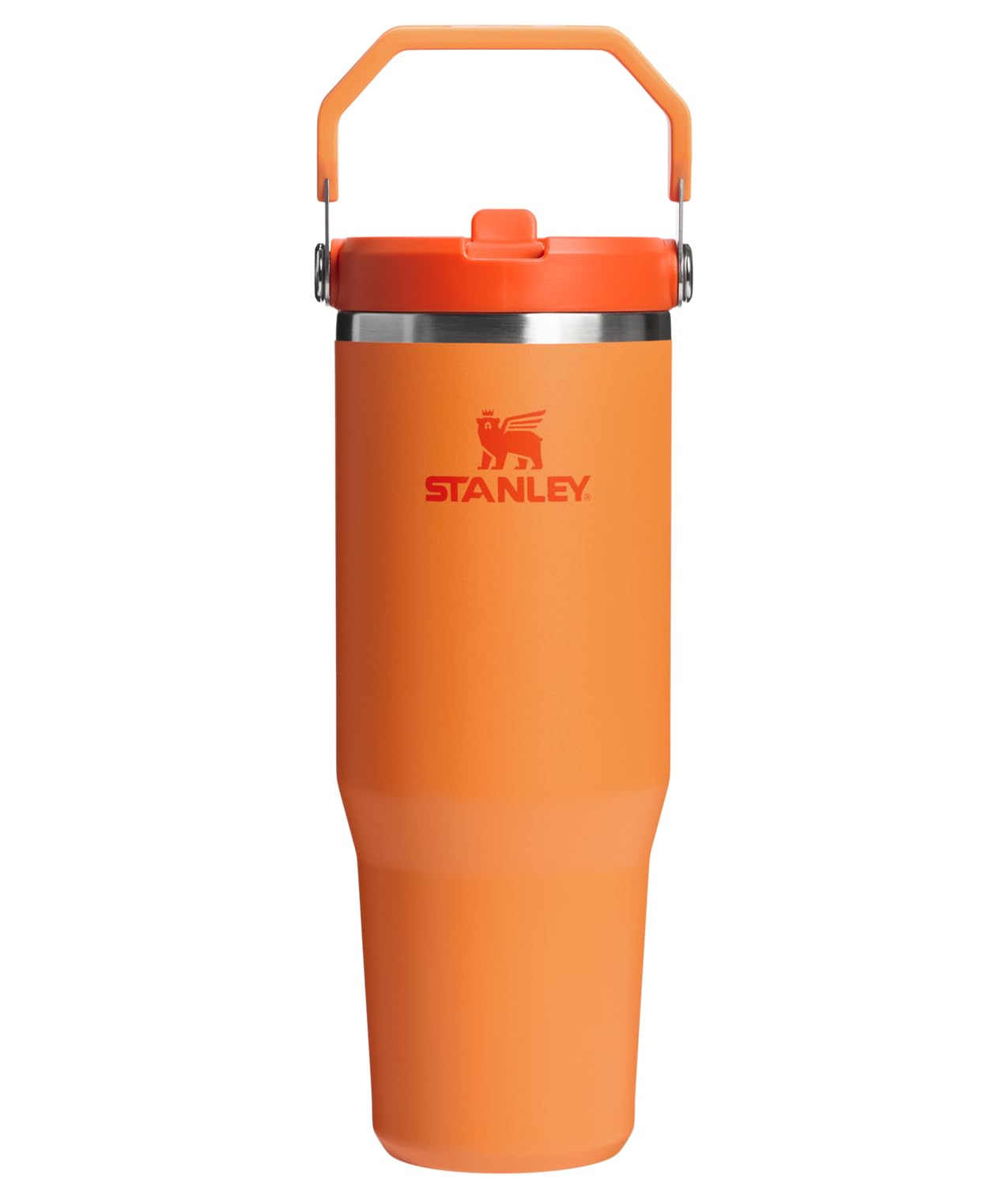 Stanley IceFlow Stainless Steel Tumbler with Straw - Vacuum Insulated Water Bottle for Home, Office or Car Reusable Cup with Straw Leak Resistant Flip Cold for 12 Hrs or Iced for 2 Days (Rose Quartz)
