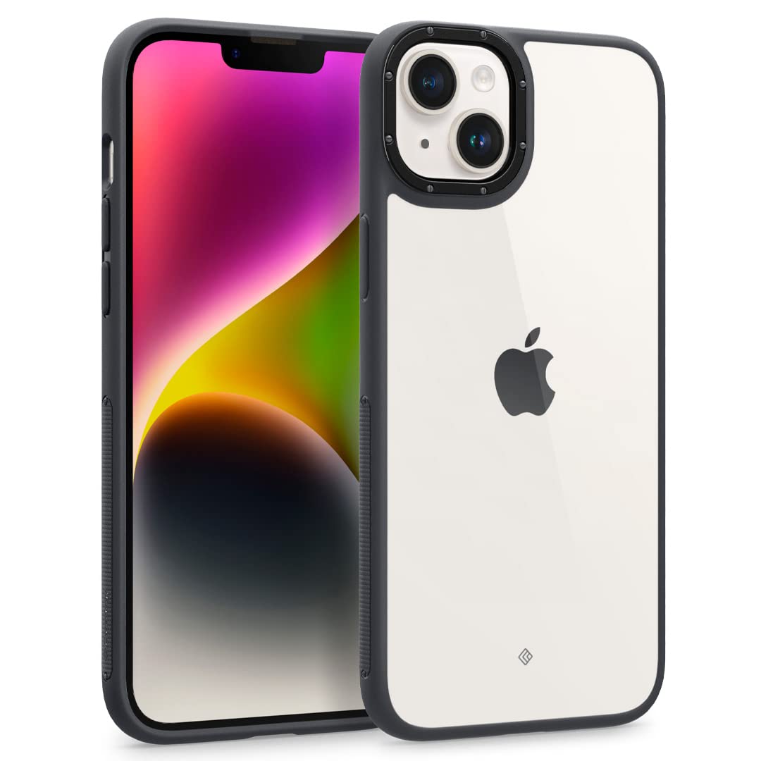 CASEOLOGY by Spigen Skyfall Back Cover Case Compatible For iPhone 14 Plus (TPU and Polycarbonate|Sky Blue)