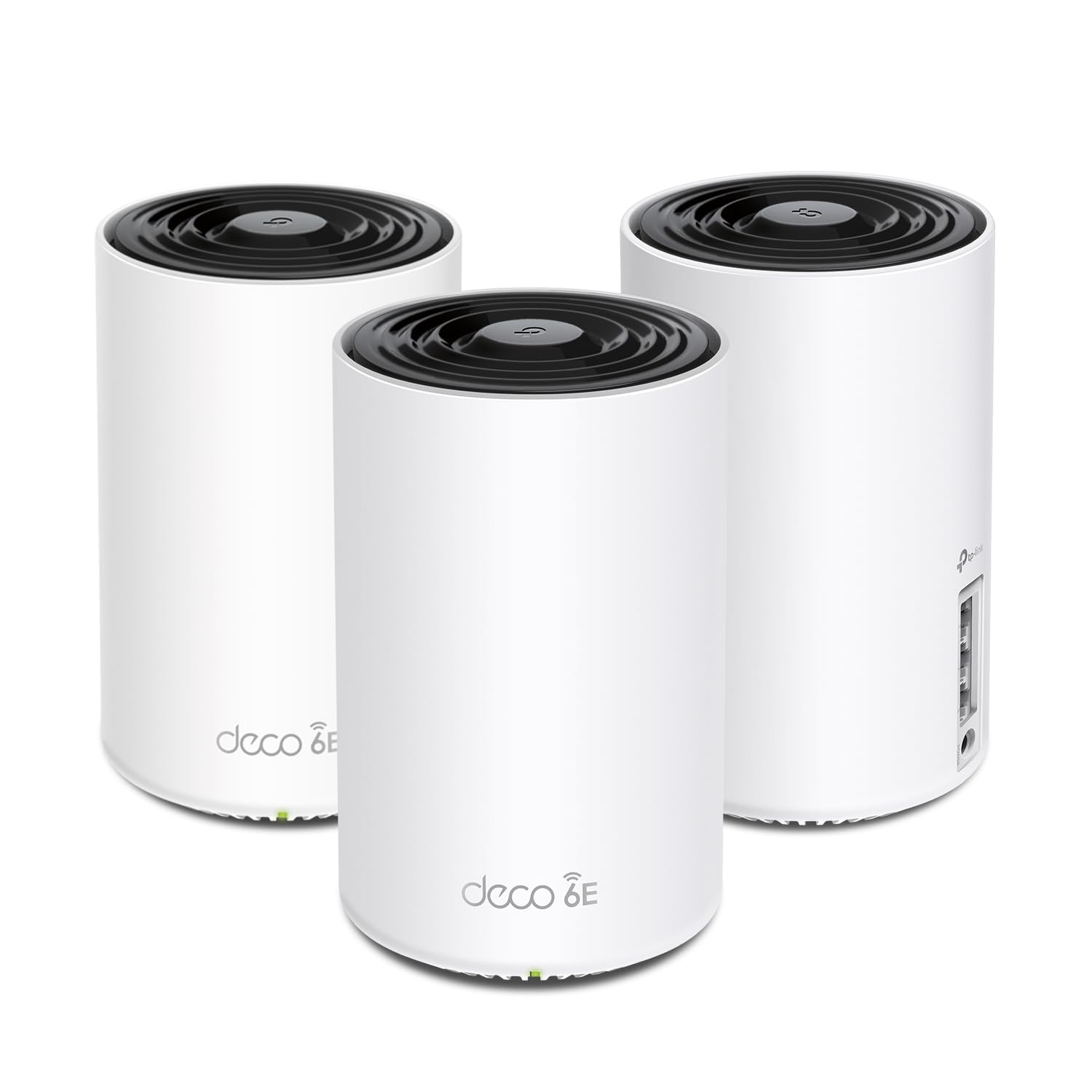 TP-Link Deco BE63 Tri-Band WiFi 7 BE10000 Whole Home Mesh System - 6-Stream 10 Gbps, 4x2.5G Ports Wired Backhaul, 4X Smart Internal Antennas, VPN, MU-MIMO, HomeShield, Free Expert Support (3-Pack)