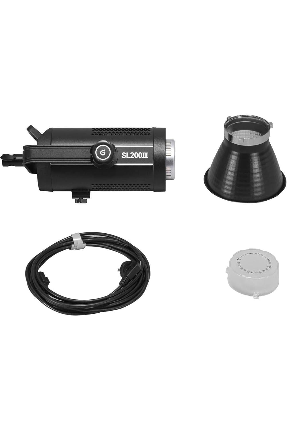 Godox SL200III LED Video Light,200W 95600Lux 5600K±200K CRI96+ TLCI97+,Bowens Mount Daylight-Balanced Countinuous Output Lighting for YouTube,Live Broadcast,Video