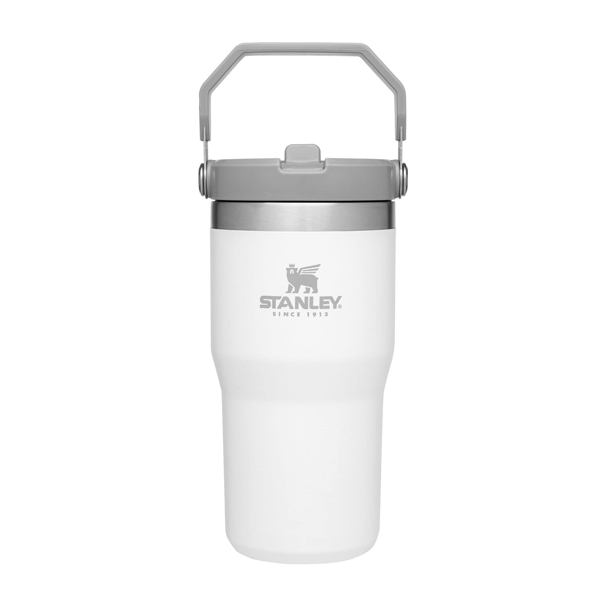 Stanley IceFlow Stainless Steel Tumbler with Straw - Vacuum Insulated Water Bottle for Home, Office or Car Reusable Cup with Straw Leak Resistant Flip Cold for 12 Hrs or Iced for 2 Days (Rose Quartz)