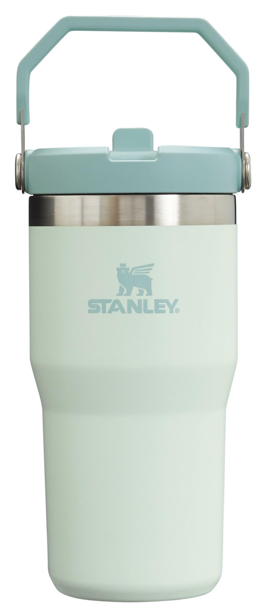 Stanley IceFlow Stainless Steel Tumbler with Straw - Vacuum Insulated Water Bottle for Home, Office or Car Reusable Cup with Straw Leak Resistant Flip Cold for 12 Hrs or Iced for 2 Days (Rose Quartz)