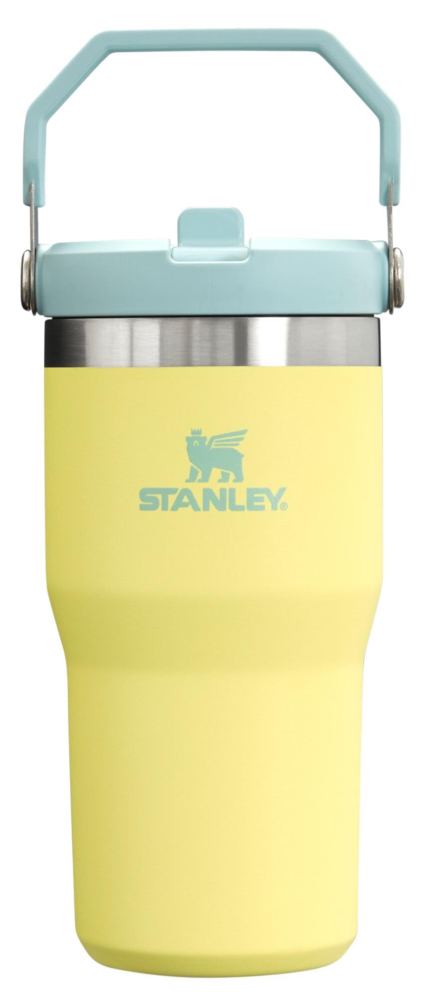 Stanley IceFlow Stainless Steel Tumbler with Straw - Vacuum Insulated Water Bottle for Home, Office or Car Reusable Cup with Straw Leak Resistant Flip Cold for 12 Hrs or Iced for 2 Days (Rose Quartz)