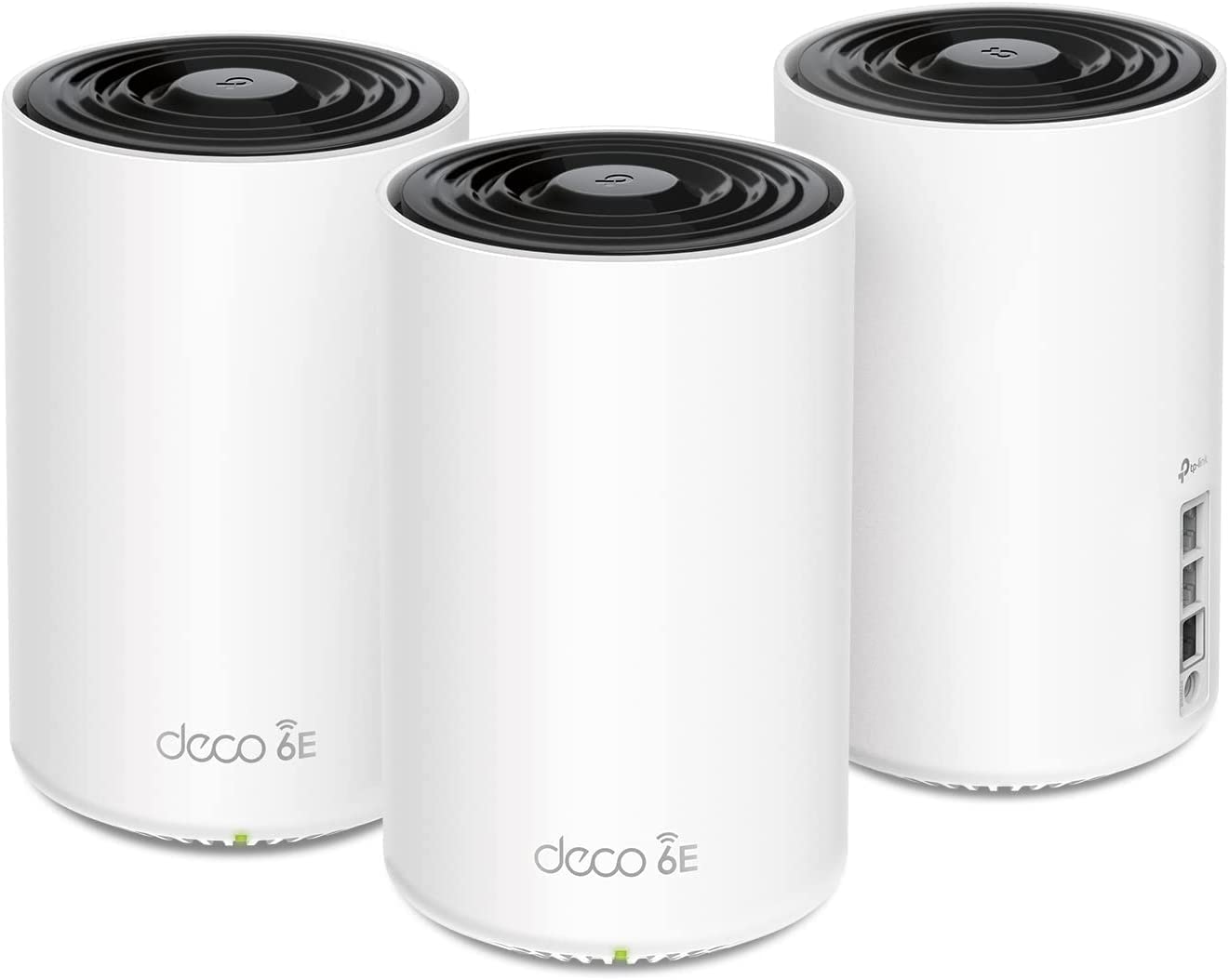 TP-Link Deco XE70 Pro AXE4900 Tri-Band WiFi 6E Mesh WiFi System - 2.5G WAN/LAN Ports, 4.9 Gbps Wi-Fi 7,200 Sq. Ft Coverage, Connect up to 200 Devices, 6 GHz Band, 3-Pack