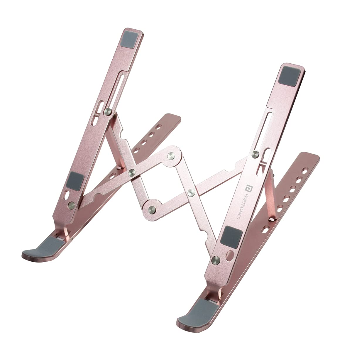 Portronics POR-835 My Buddy Lite Foldable Laptop Stand (Silver)