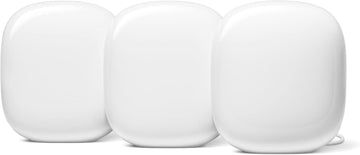 Google Nest WiFi Pro - 6E - Reliable Home Wi-Fi System with Fast Speed and Whole Home Coverage - Mesh Router - 1/2/3 Pack