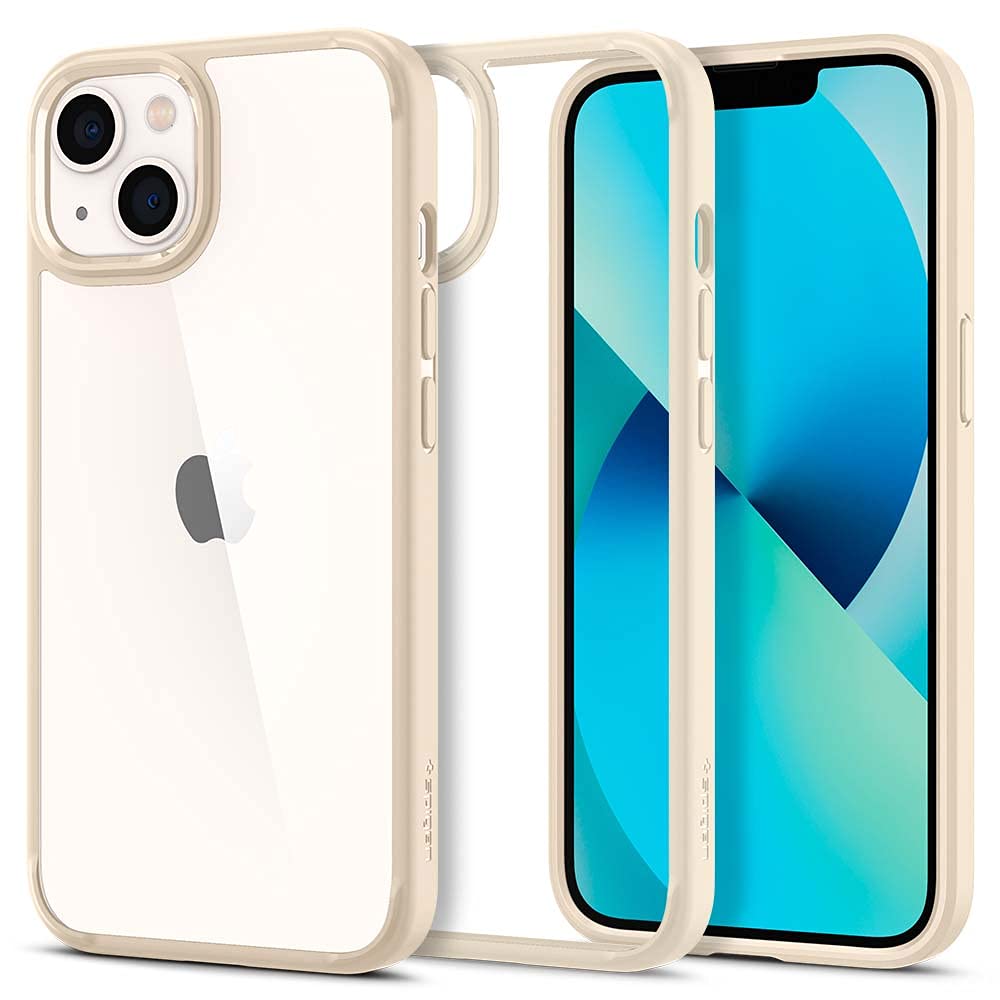 Spigen Ultra Hybrid Matte Back Cover Case Compatible with iPhone 13 (TPU + Poly Carbonate | Frost Black)