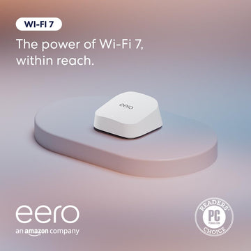 Amazon eero 7 dual-band mesh Wi-Fi 7 router (newest model) - Supports internet plans up to 2.5 Gbps, Coverage up to 2,000 sq. ft.,****SEALED****