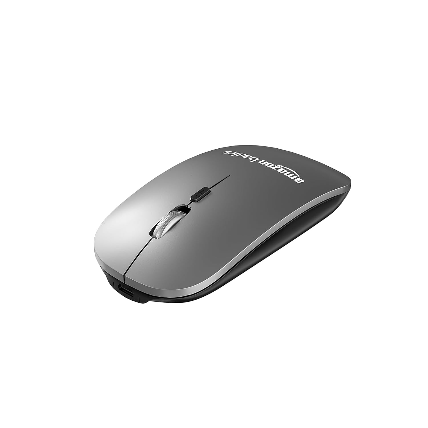 Amazon Basics Wireless Keyboard and Mouse Set with Bluetooth multiconnect, 2.4GHz Receiver,1600 DPI, Smartphone/Tablet Holder, Built in Rechargeable Battery