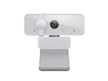 Lenovo 300 FHD Webcam with Full Stereo Dual Built-in mics | FHD 1080P 2.1 Megapixel CMOS Camera |Ultra-Wide 95? Lens, 4X Digital Zoom | 360? Rotation | Flexible Mount