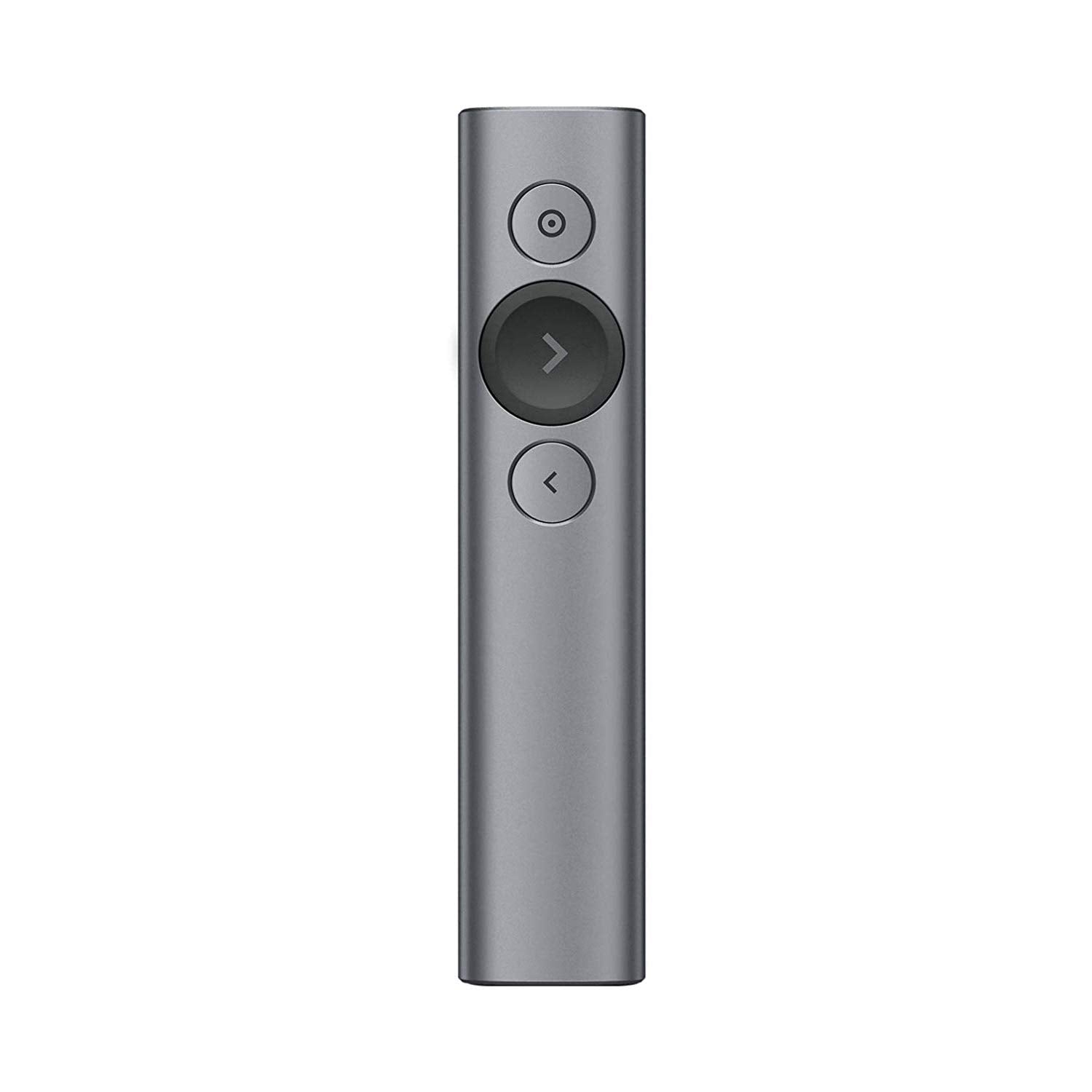 Logitech Spotlight Presentation Remote - Universal Wireless Presentation Clicker with Laser Pointer, Advanced Digital Highlighting, Bluetooth, 30 m Range and Quick Charging - Slate