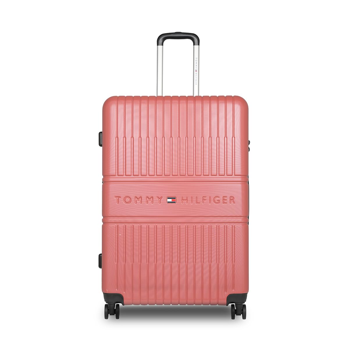 Tommy Hilfiger Stanford Check-in Luggage | Hardshell Suitcase| Polycarbonate Expandable Trolley Bag with Flushed TSA Lock, 360° Spinner Wheels & Telescopic Handle