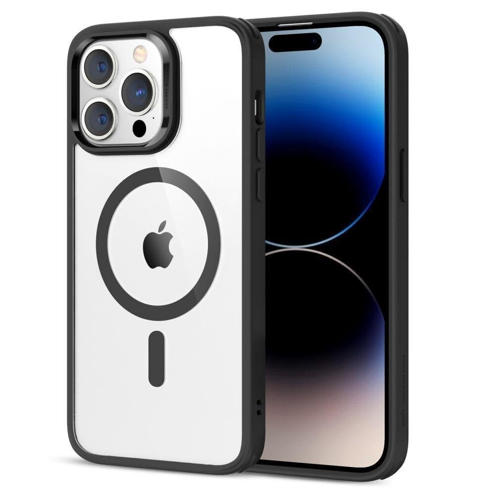 ESR for iPhone 14 Pro Max Case, Compatible with MagSafe, Scratch-Resistant, Thin and Slim, Classic Shockproof Military-Grade Protection, TPU, Magnetic Back Cover, Clear Black