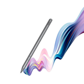 Lenovo Original Pen Plus for Tablet, Slim Design - Weighing Only 14 Grams,4096 Pressure Levels,80 Mah Battery,Remote Control Feature,Magnetic Body [Supports: Tab Plus, Tab P12, M10 5G] [Color: Grey]