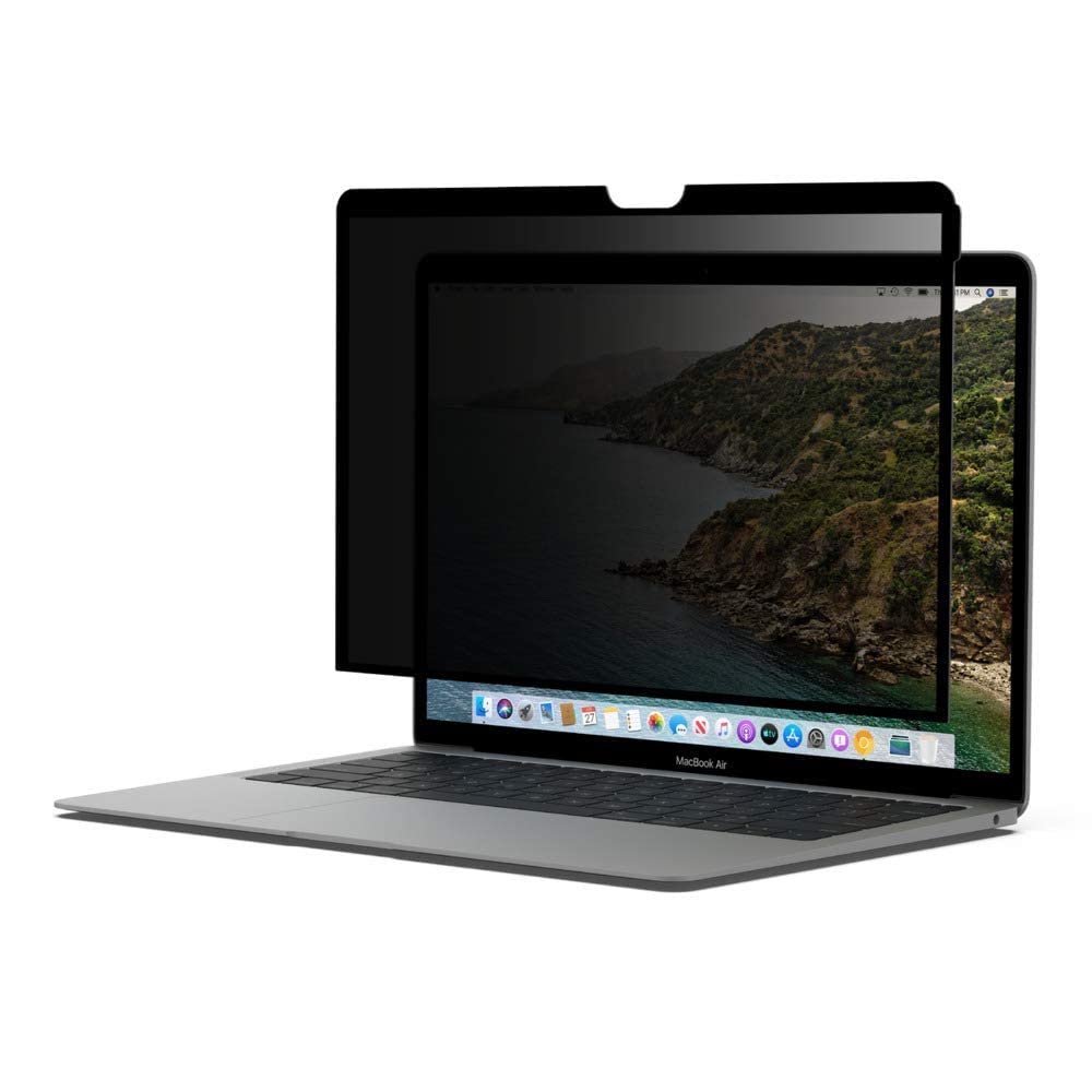 Belkin Plastic Privacy Screen Protector for MacBook Pro/Air 13'' with Anti-Glare & Ultra-Thin & Bubble-Free, Simple and Flawless Application, Full Screen 2-Way Privacy, Clear (Ova013Zz)