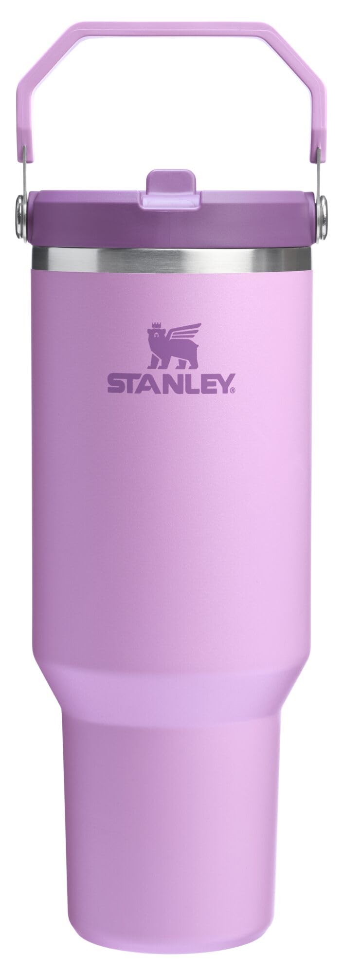 Stanley IceFlow Stainless Steel Tumbler with Straw - Vacuum Insulated Water Bottle for Home, Office or Car Reusable Cup with Straw Leak Resistant Flip Cold for 12 Hrs or Iced for 2 Days (Rose Quartz)