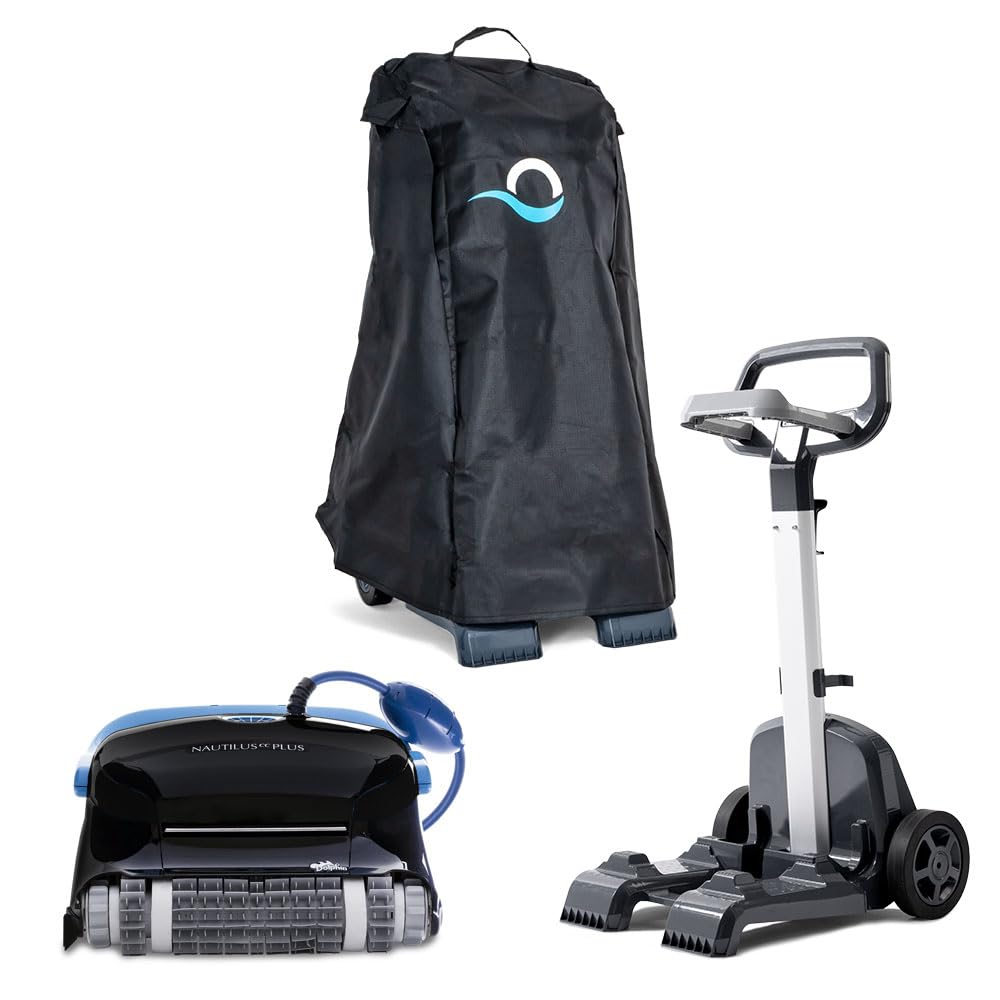 Dolphin (2026 Model) Nautilus AG Automatic Robotic Pool Vacuum Cleaner, Active Scrubber Brush, Top Load Filters Access, Ideal for Above-Ground Pools up to 33 FT in Length