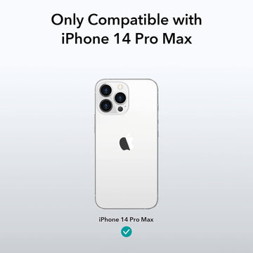 ESR for iPhone 14 Pro Max Case, Shockproof Drop Protection, Project Zero Series, TPU, Yellowing-Resistant, Slim and Thin, Transparent Back Cover, Clear