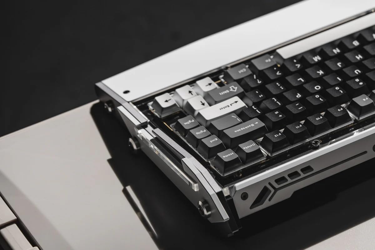 Black Diamond 75% RT Computer Electronic Wireless Mechanical Keyboards, 1ms Latency, Leaf Spring Mount, Custom Fixed Wall Magnetic Switch, Color