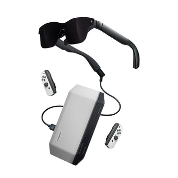 RayNeo JoyDock for Switch(Direct) /Switch 2(Back Clip Needed) - with 5000 mAh 5V/3A Flash Rechargeable Extended Battery, Charge & Play, Compatible Air 4/Air 3//Air 2 Series AR Glasses