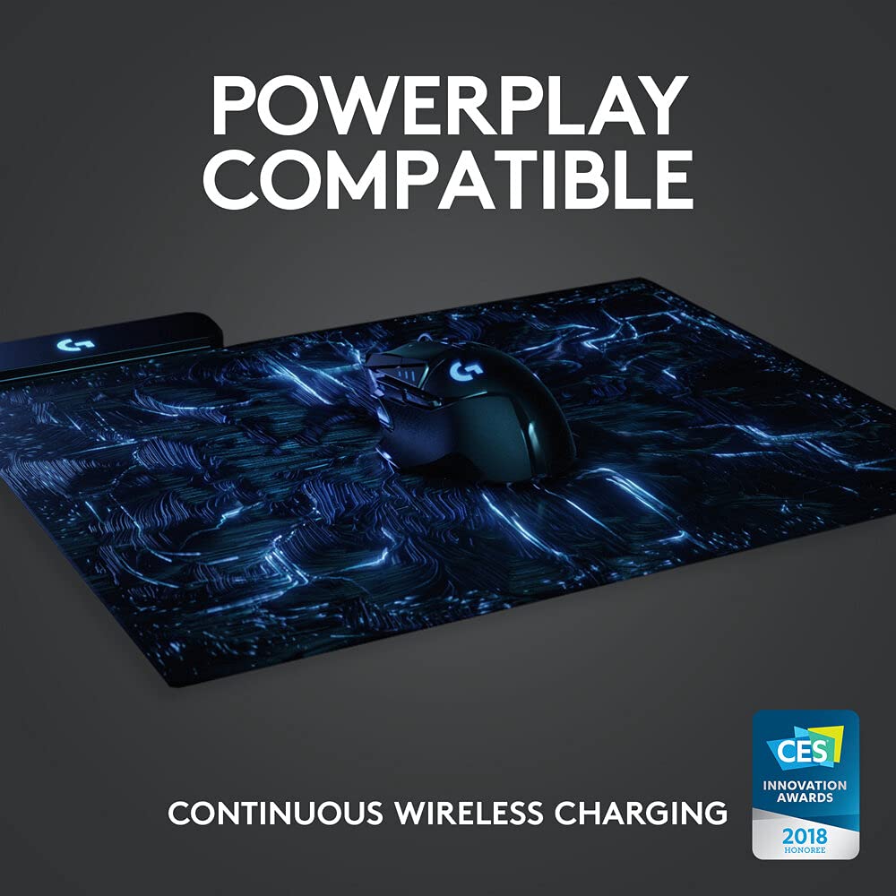 Logitech G502 Lightspeed Wireless Gaming Mouse, Hero 16K Sensor, 16,000 DPI, RGB, Adjustable Weights, 11 Programmable Buttons, Long Battery Life, On-Board Memory, PC/Mac - Black