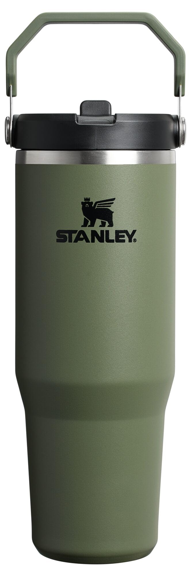Stanley IceFlow Stainless Steel Tumbler with Straw - Vacuum Insulated Water Bottle for Home, Office or Car Reusable Cup with Straw Leak Resistant Flip Cold for 12 Hrs or Iced for 2 Days (Rose Quartz)