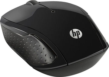 HP 200 Wireless Mouse (BlacHP 200 USB Wireless Mouse with 1000 DPI optical sensor, 2.4 GHz wireless connectivity, built-in scrolling and ambidextrous design(Black)