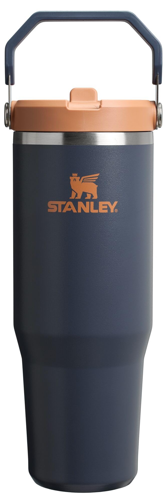 Stanley IceFlow Stainless Steel Tumbler with Straw - Vacuum Insulated Water Bottle for Home, Office or Car Reusable Cup with Straw Leak Resistant Flip Cold for 12 Hrs or Iced for 2 Days (Rose Quartz)