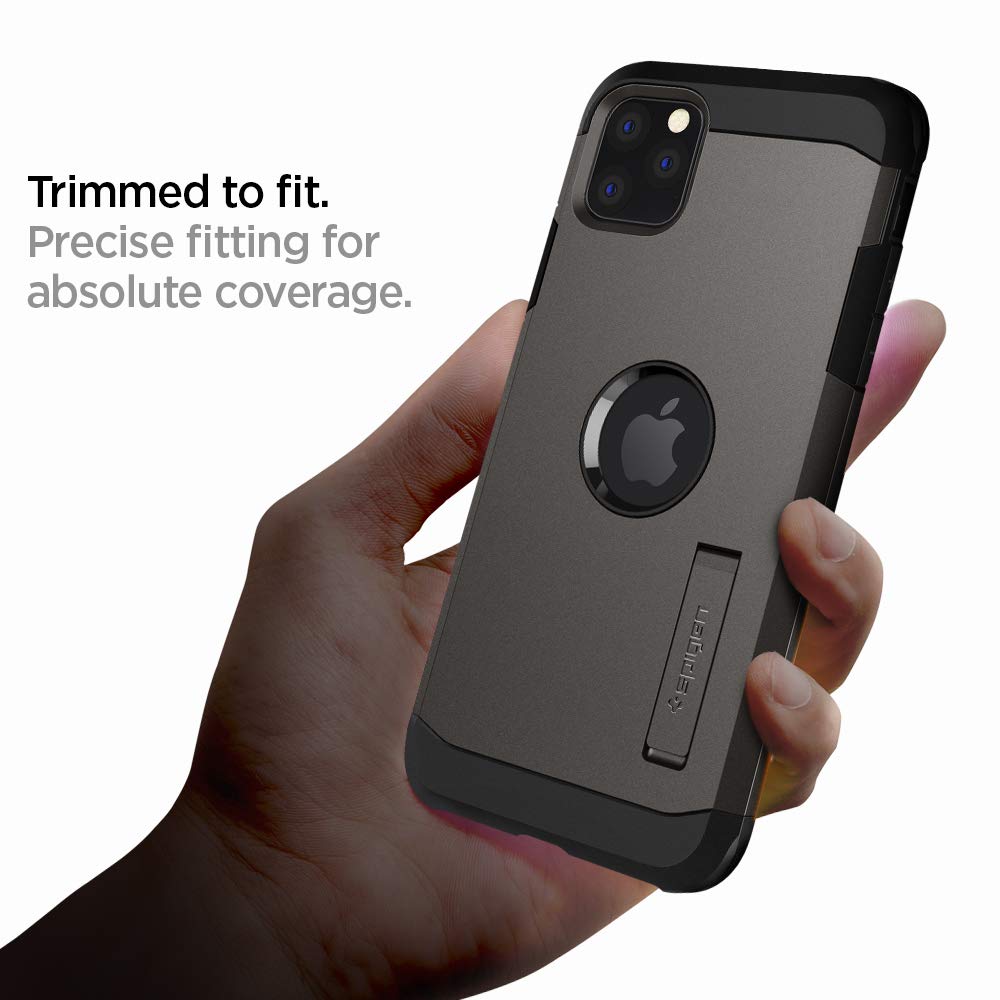 Spigen Tough Armor Back Cover Case for iPhone 11 Pro Max (TPU + Poly Carbonate | Gunmetal)