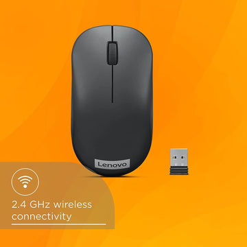 Lenovo 130 USB Optical Compact Mouse, Black