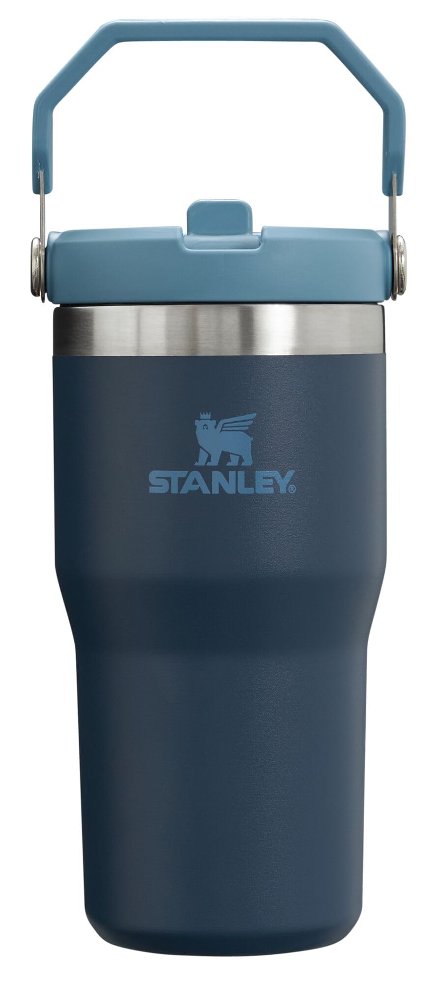 Stanley IceFlow Stainless Steel Tumbler with Straw - Vacuum Insulated Water Bottle for Home, Office or Car Reusable Cup with Straw Leak Resistant Flip Cold for 12 Hrs or Iced for 2 Days (Rose Quartz)