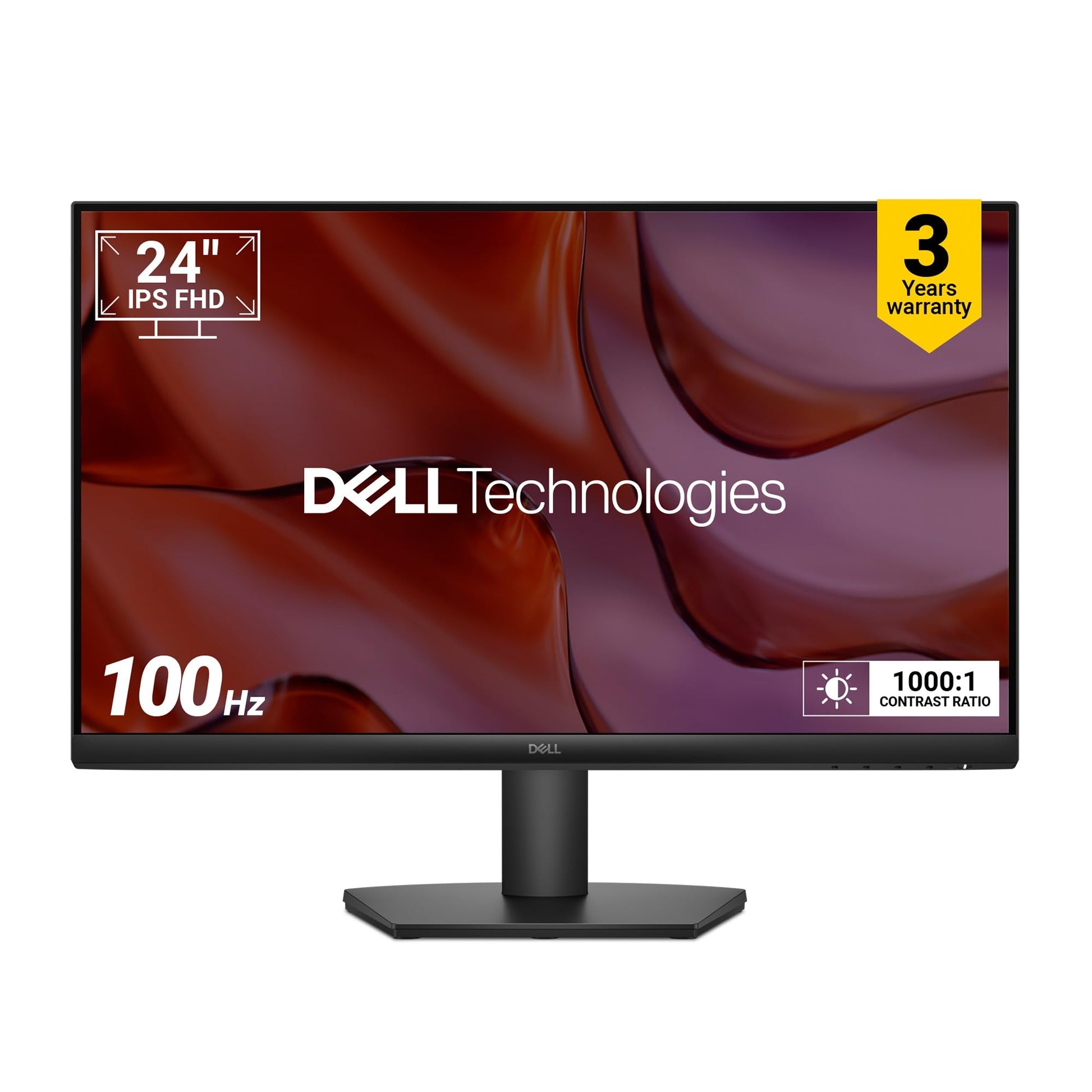 Dell SE2225HM 21.5"/54.6cm FHD, 100Hz Refresh, VA Panel, 5ms Response, Tilt Adjust, 3000:1 Contrast, 250 cd/m2, Ports: HDMI, DP 1.2, VGA, TÜV Rheinland 3-Star Eye Comfort, Ultra-Thin bezels Monitor