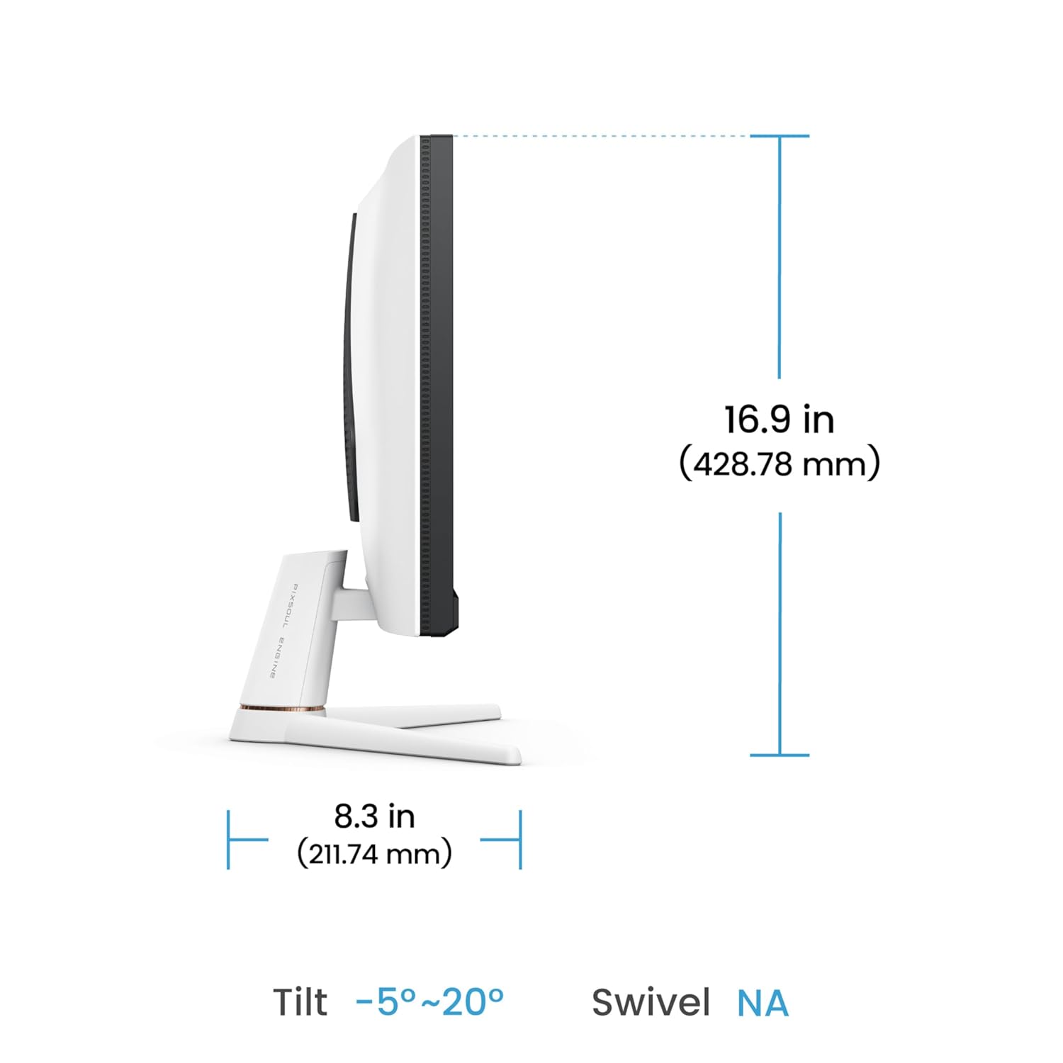 BenQ MOBIUZ EX251 24.5” FHD 220Hz Gaming Monitor, 1ms GtG, AMD FreeSync, DP 1.2, HDMI 2.0, USB Hub, 99% sRGB, Game Optimized Color, 2.5Wx2 Speakers, VESA Display HDR400 (White)