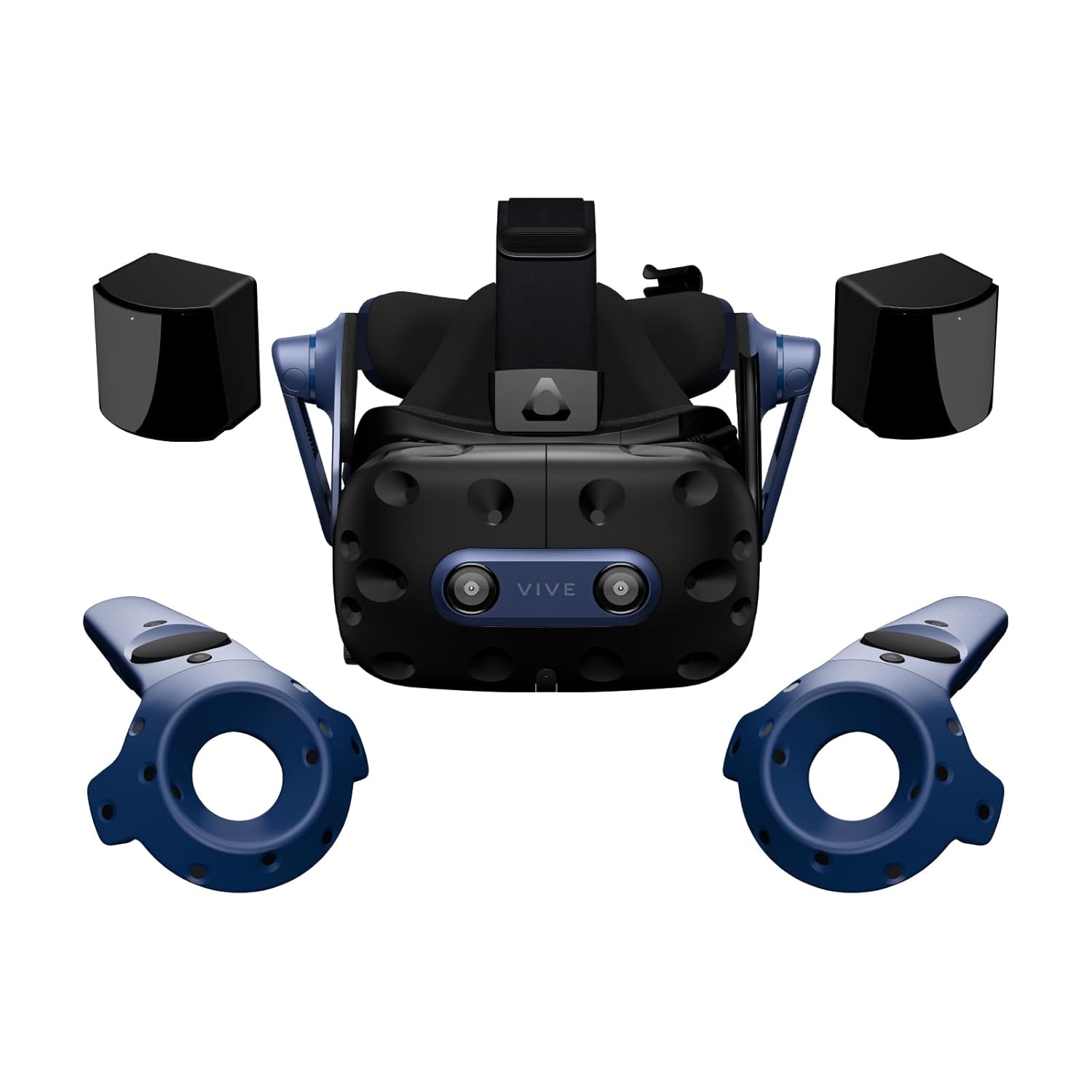 HTC Vive Pro 2 Virtual Reality System - 5K Resolution, 120Hz Refresh Rate, IPD Adjustment Dial - Blue - PC Compatible [Windows]