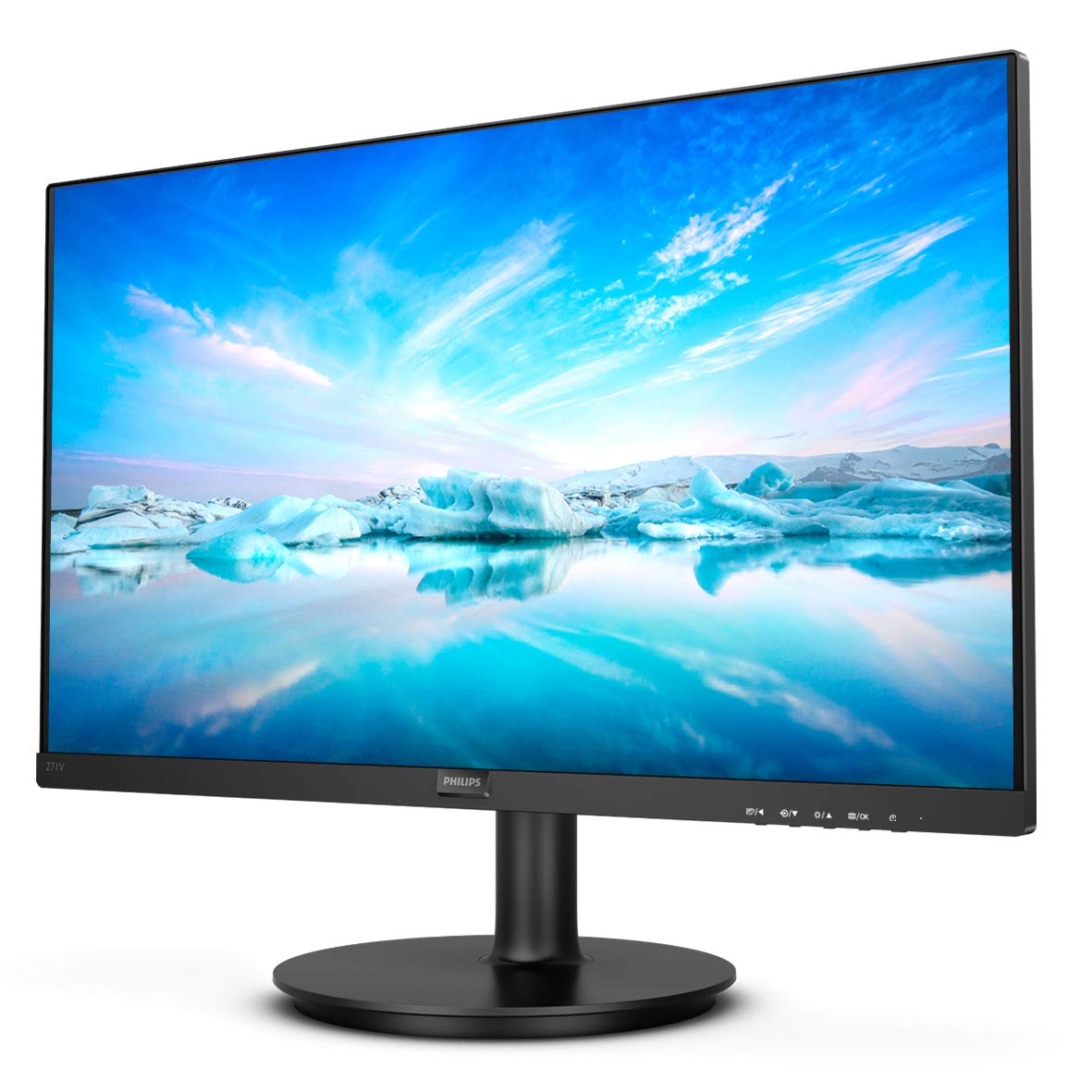 Philips 271V8/94 27 inch Gaming Monitor Full HD LCD IPS Panel, 75Hz Refresh Rate, 4ms Response Time, Flicker-Free Low Blue Light Eye Care, AMD Free Sync, HDMI and VGA Connectivity, Slim Bezel Design