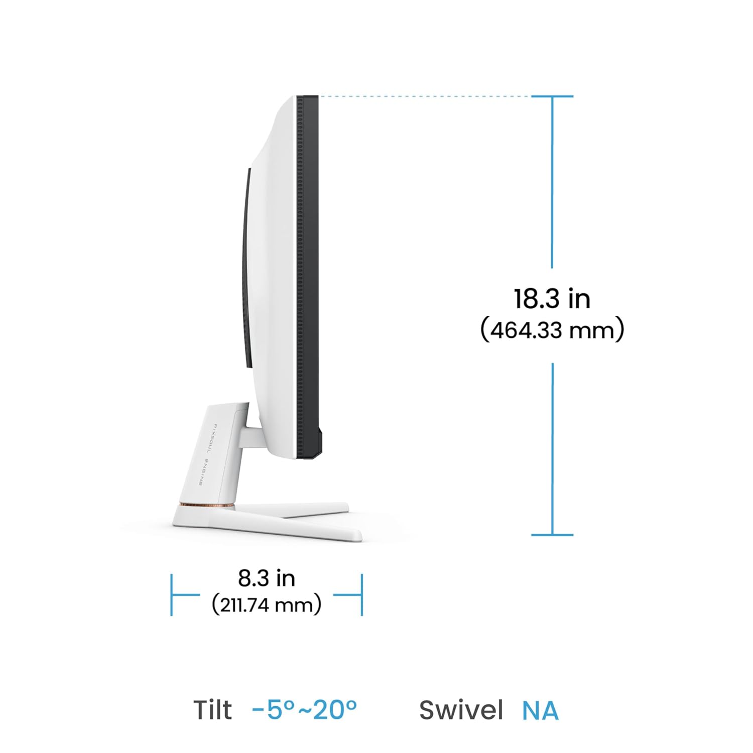 BenQ MOBIUZ EX271 27” FHD 180Hz Gaming Monitor, 1ms GtG, AMD FreeSync, DP 1.2, HDMI 2.0, USB Hub, 95% P3, Game Optimized Color, 2.5Wx2 Speakers, VESA Display HDR400 (White)