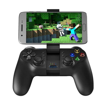 GameSir T1s Enhanced Edition Wireless/Wired Gamepad Game Controller 2.4GHz Bluetooth 4.0 for iOS/Android/PC/PS3 - Black