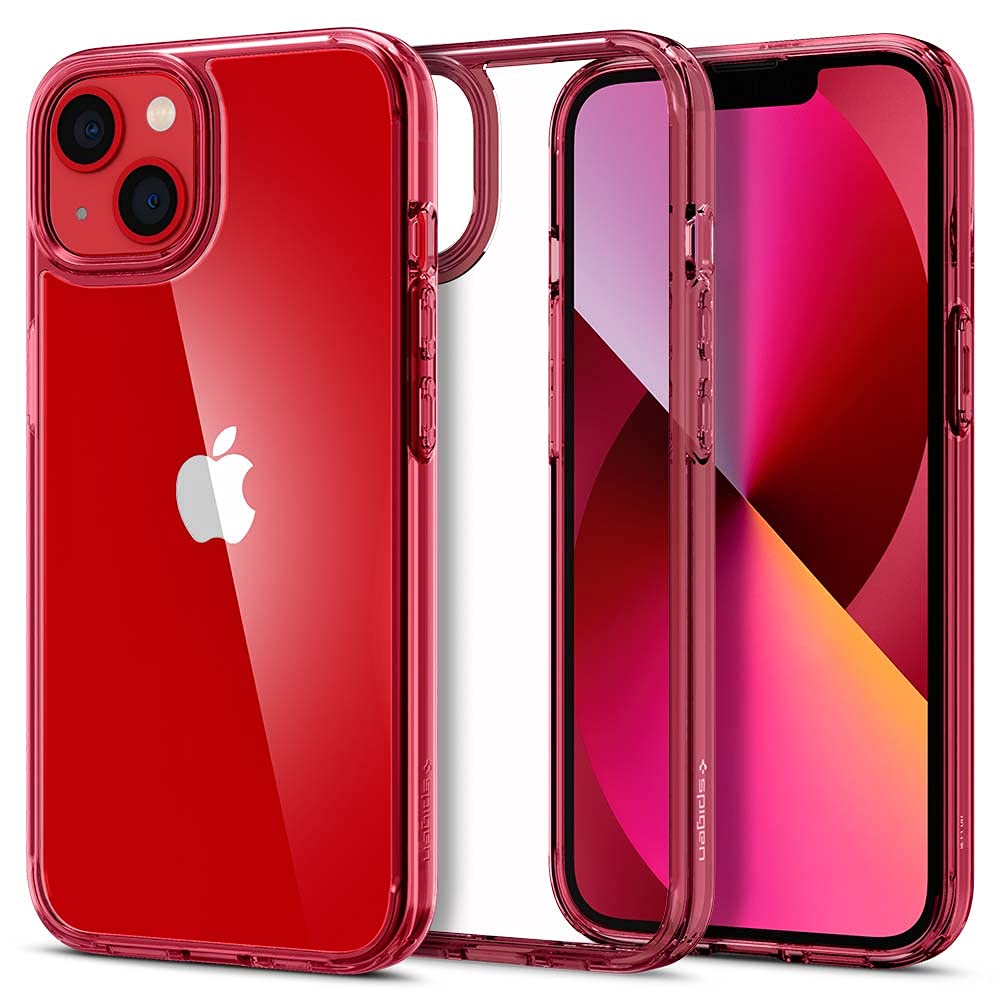 Spigen Ultra Hybrid Matte Back Cover Case Compatible with iPhone 13 (TPU + Poly Carbonate | Frost Black)