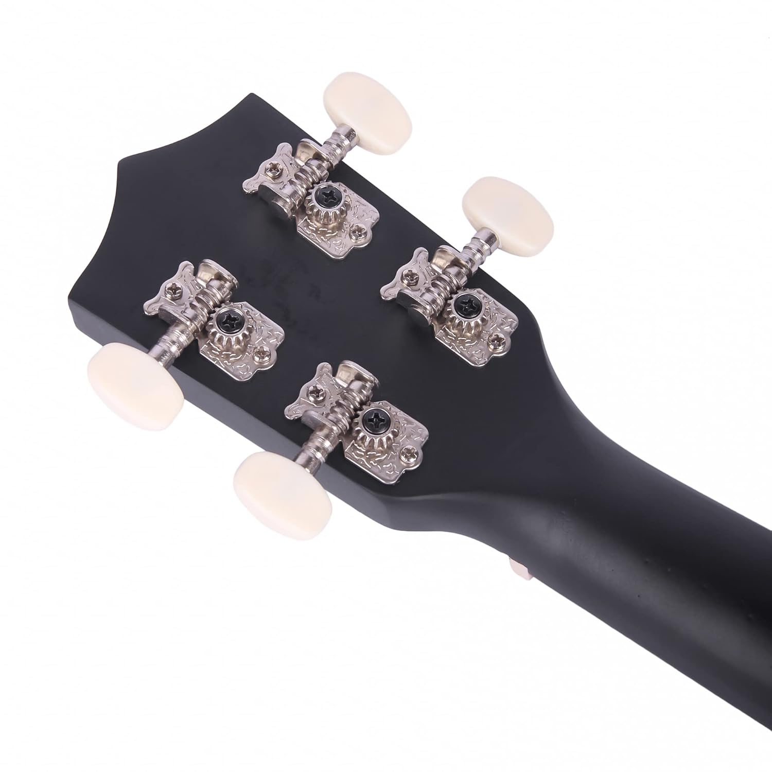 REVEL 21 inches Soprano Ukulele (Jamming Black) with carry bag. Core with gentle braced wood for warm bright tone.(Black)