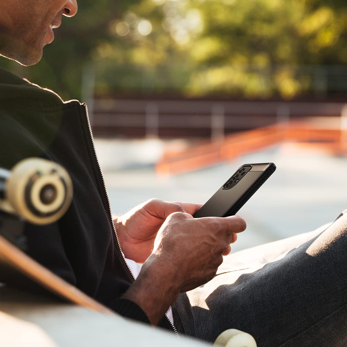 Spigen Rugged Armor for Samsung Galaxy A53 5G Case, Galaxy A53 5G Back Cover (2022) - TPU｜Matte Black