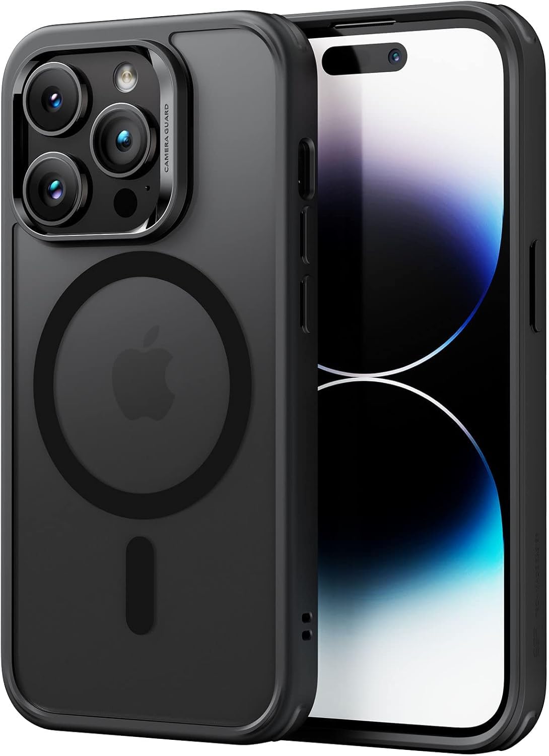 ESR for iPhone 14 Pro Max Case, Compatible with MagSafe, Scratch-Resistant, Thin and Slim, Classic Shockproof Military-Grade Protection, TPU, Magnetic Back Cover, Clear Black