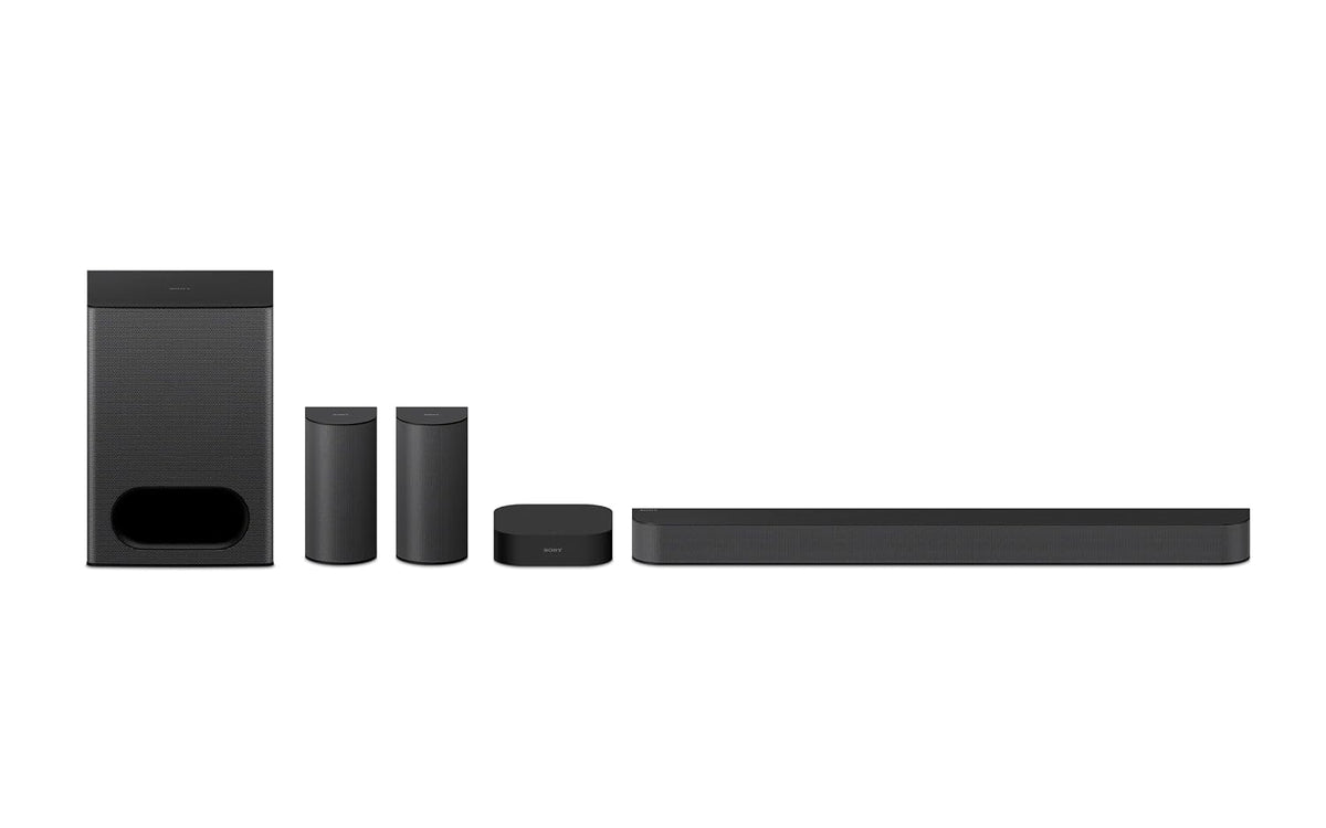 Sony Bravia Theatre System 6(HT-S60) Real 5.1ch 1000W,Dolby Atmos/DTS:X Soundbar Home Theatre with Powerful subwoofer & Wireless Rear Speakers,Voice Zoom3,BCA App, Bluetooth,HDMI eARC