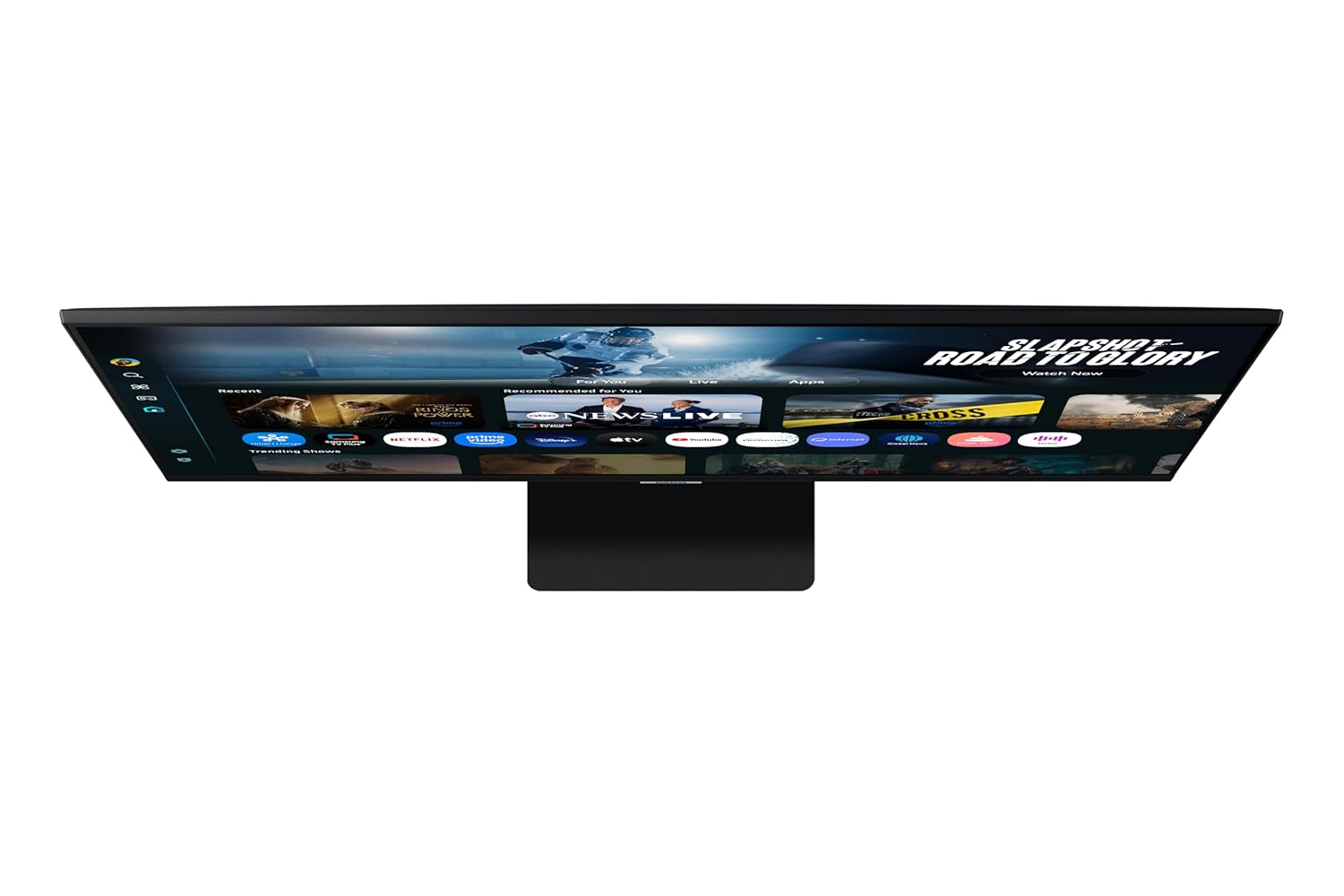 Samsung 32" (80 cm) 4K M7 Vision AI Smart Monitor|UHD 3840 x 2160|Smart TV Experience with AI|Type-C|Apple AirPlay|Gaming Bar|Remote|Speakers|Wi-Fi|Bluetooth|AI Picture & Sound|LS32FM700UWXXL|Black