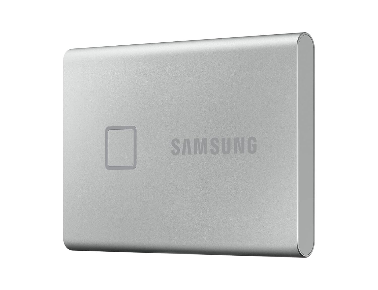 Samsung T7 Touch 500GB Up to 1,050MB/s USB 3.2 Gen 2 (10Gbps, Type-C) External Solid State Drive (Portable SSD) Silver (MU-PC500S)
