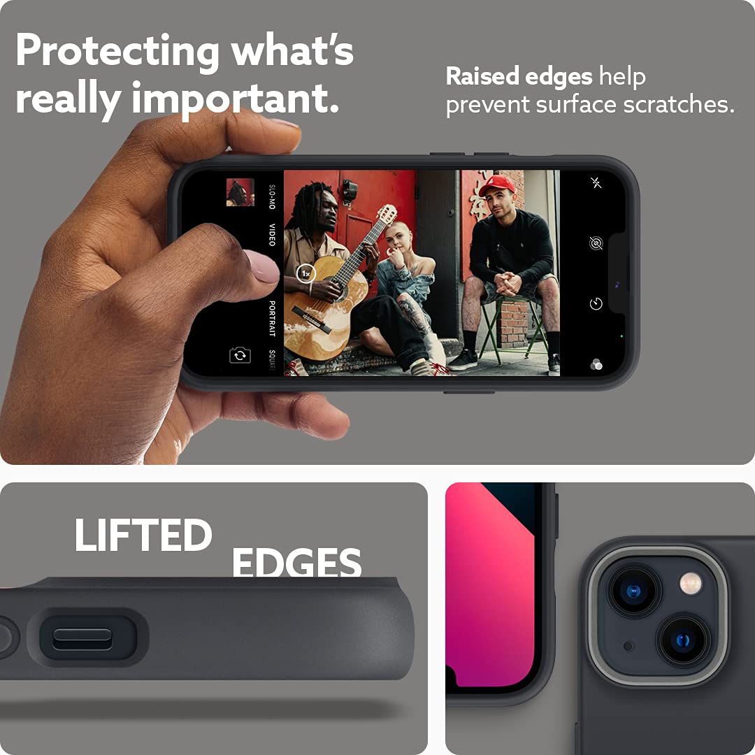 CASEOLOGY by Spigen Nano Pop Back Cover Case for iPhone 13 (TPU | Black Sesame)