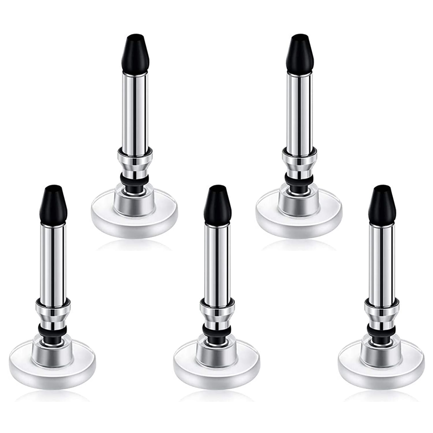 Tukzer Universal Stylus Pen for Smartphone/Tablet/iPad/Pro/Air/iPhone/iOS/Android/All Touch Screens Devices| Fine Point Disc Tip, Lightweight Aluminum Body Magnetic Cap Drawing Writing (Black)