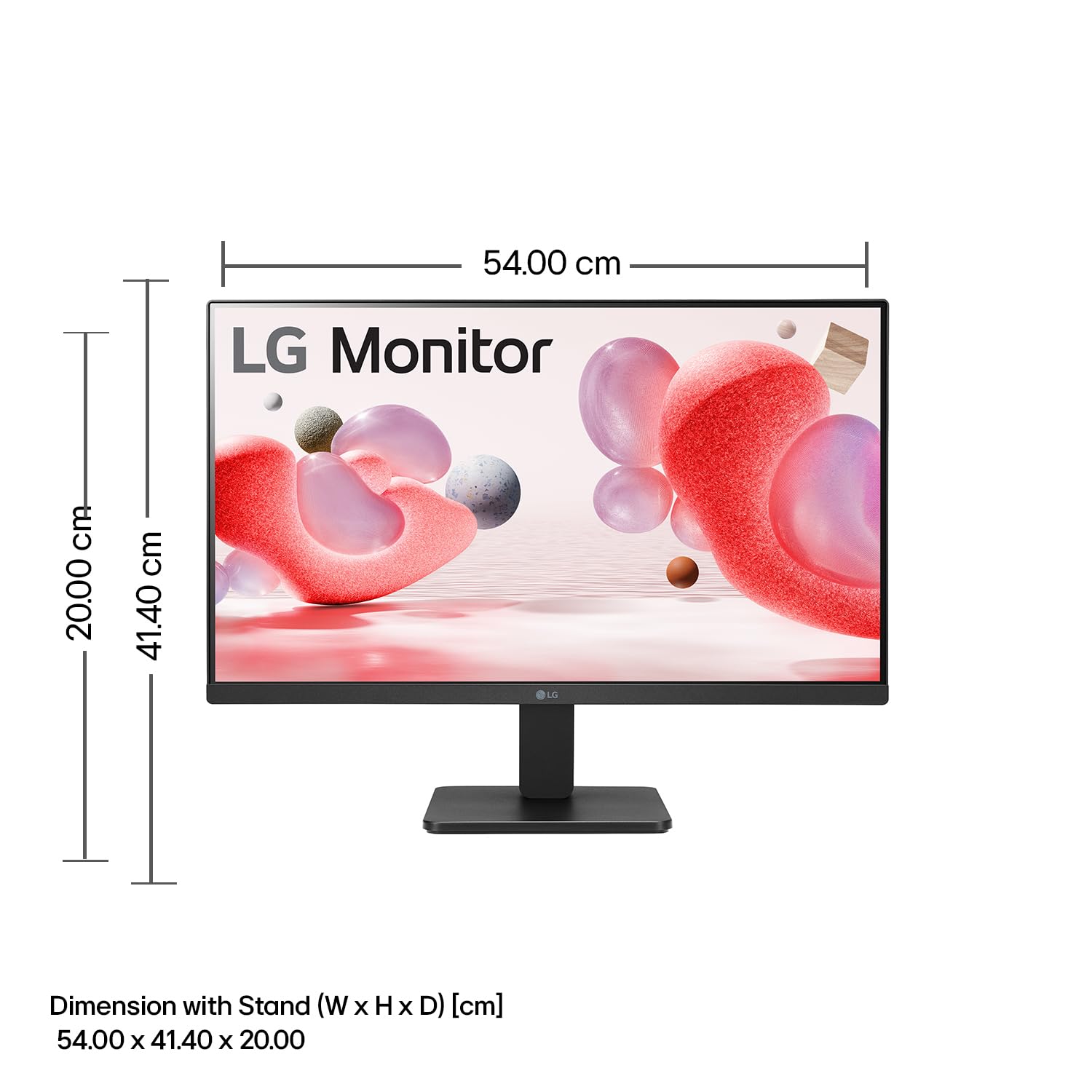 LG 24 Inch (60.4cm) IPS FHD Monitor 1920 x 1080,AMD FreeSync, 100Hz, sRGB 99% Typ(CIE1931), Black Stabilizer, Virtual Borderless, Flicker Safe, Reader Mode,OnScreen Control, HDMI,VGA, 24MR400(Black)